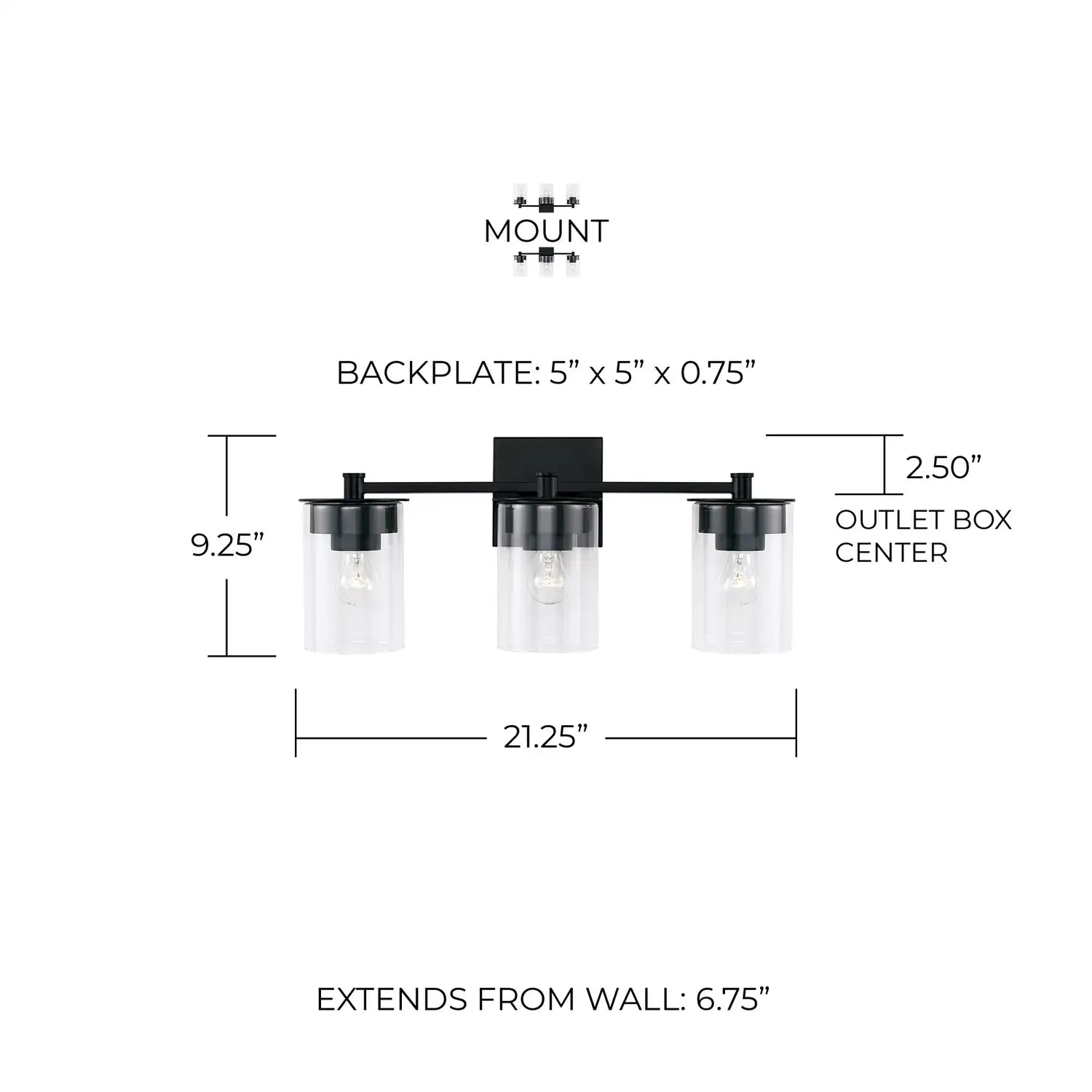 CAPITAL LIGHTING, MASON VANITY, VANITY LIGHT