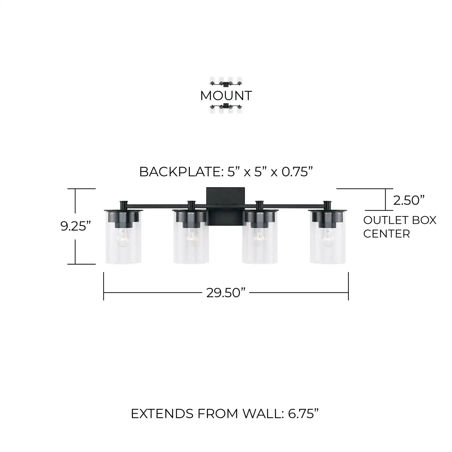 CAPITAL LIGHTING, MASON VANITY, VANITY LIGHT