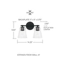 CAPITAL LIGHTING, BAKER VANITY, VANITY LIGHT