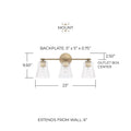 CAPITAL LIGHTING, BAKER VANITY, VANITY LIGHT