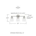 CAPITAL LIGHTING, BAKER VANITY, VANITY LIGHT