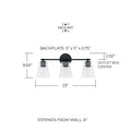 CAPITAL LIGHTING, BAKER VANITY, VANITY LIGHT