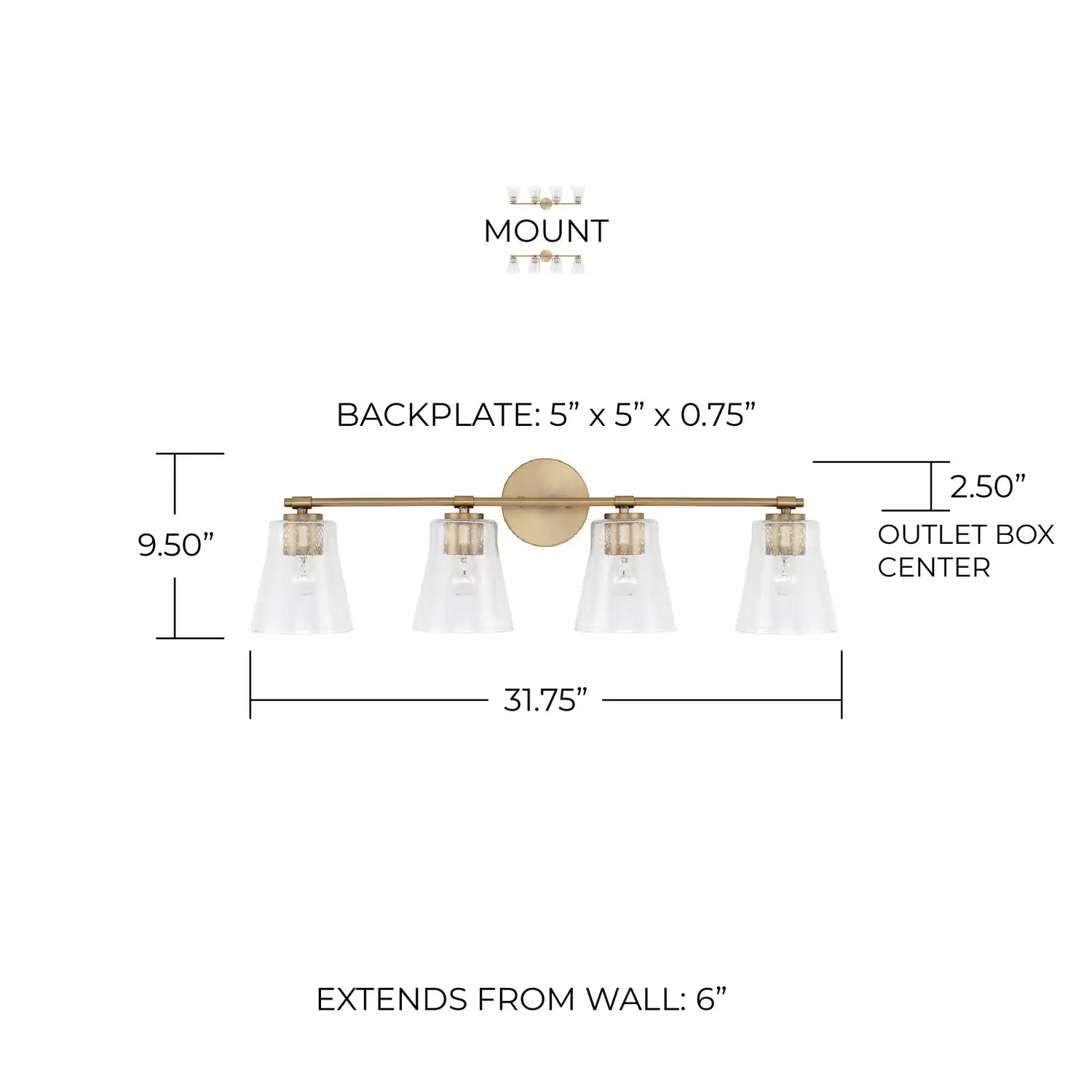 CAPITAL LIGHTING, BAKER VANITY, VANITY LIGHT