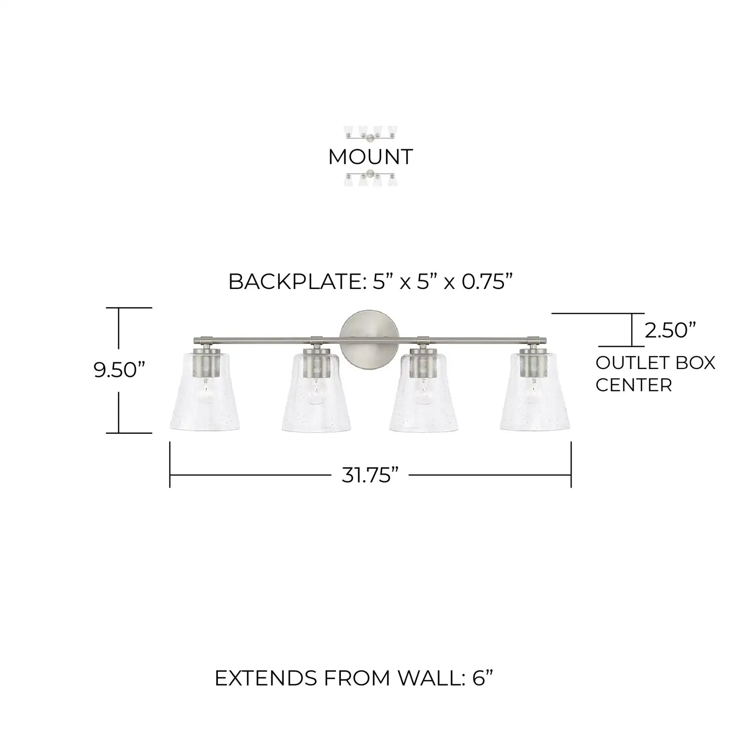 CAPITAL LIGHTING, BAKER VANITY, VANITY LIGHT