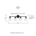 CAPITAL LIGHTING, BAKER VANITY, VANITY LIGHT