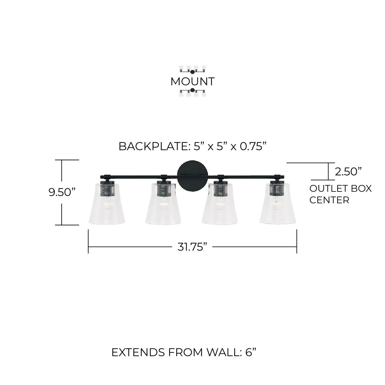 CAPITAL LIGHTING, BAKER VANITY, VANITY LIGHT