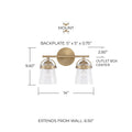 CAPITAL LIGHTING, MADISON VANITY, VANITY LIGHT