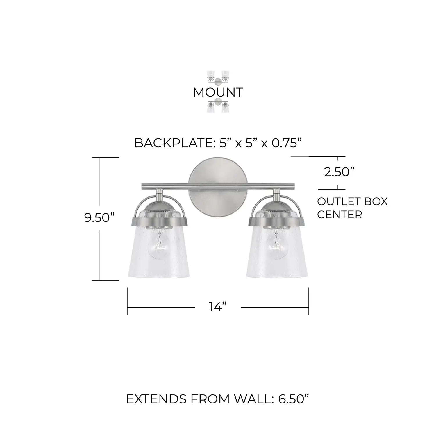 CAPITAL LIGHTING, MADISON VANITY, VANITY LIGHT