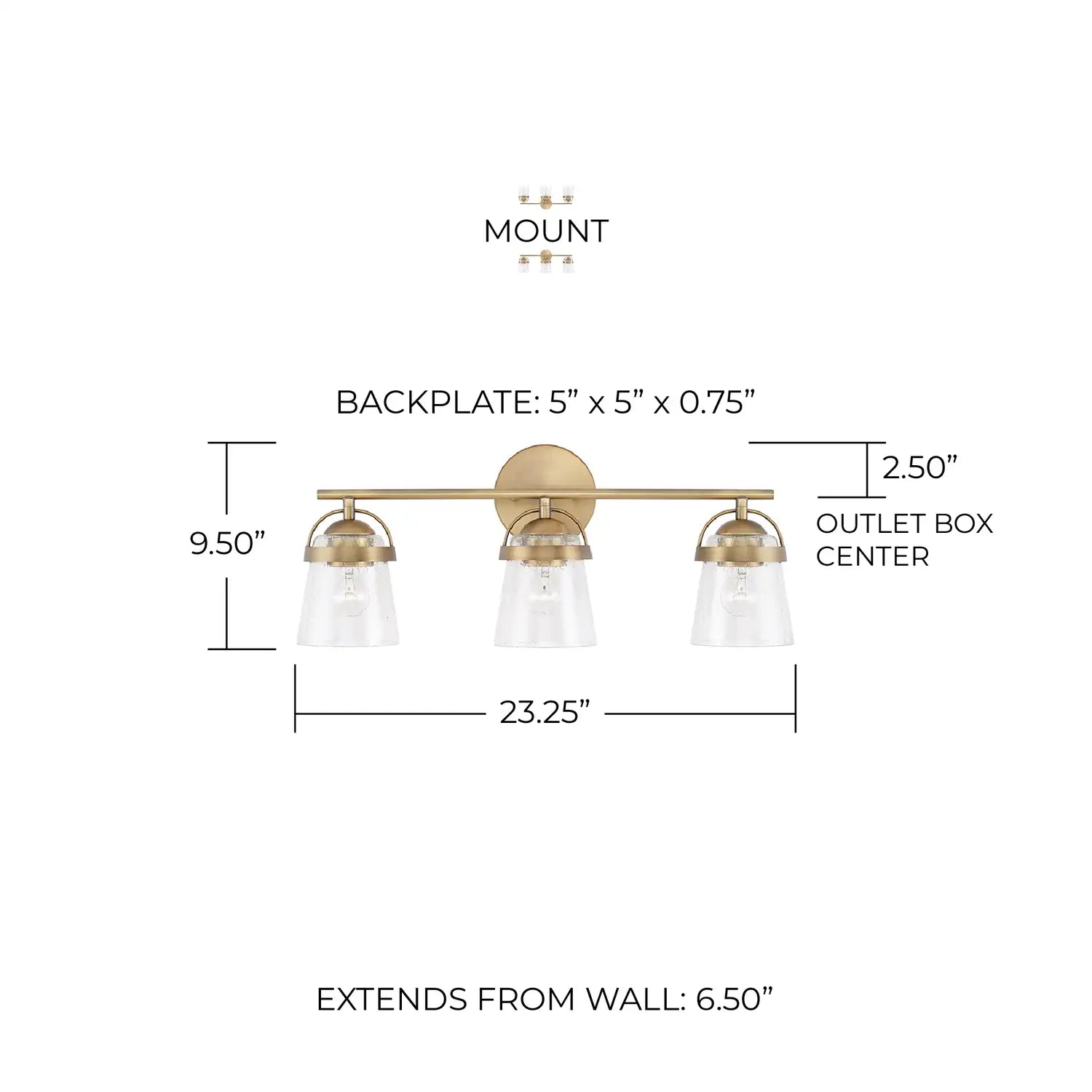 CAPITAL LIGHTING, MADISON VANITY, VANITY LIGHT