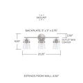 CAPITAL LIGHTING, MADISON VANITY, VANITY LIGHT
