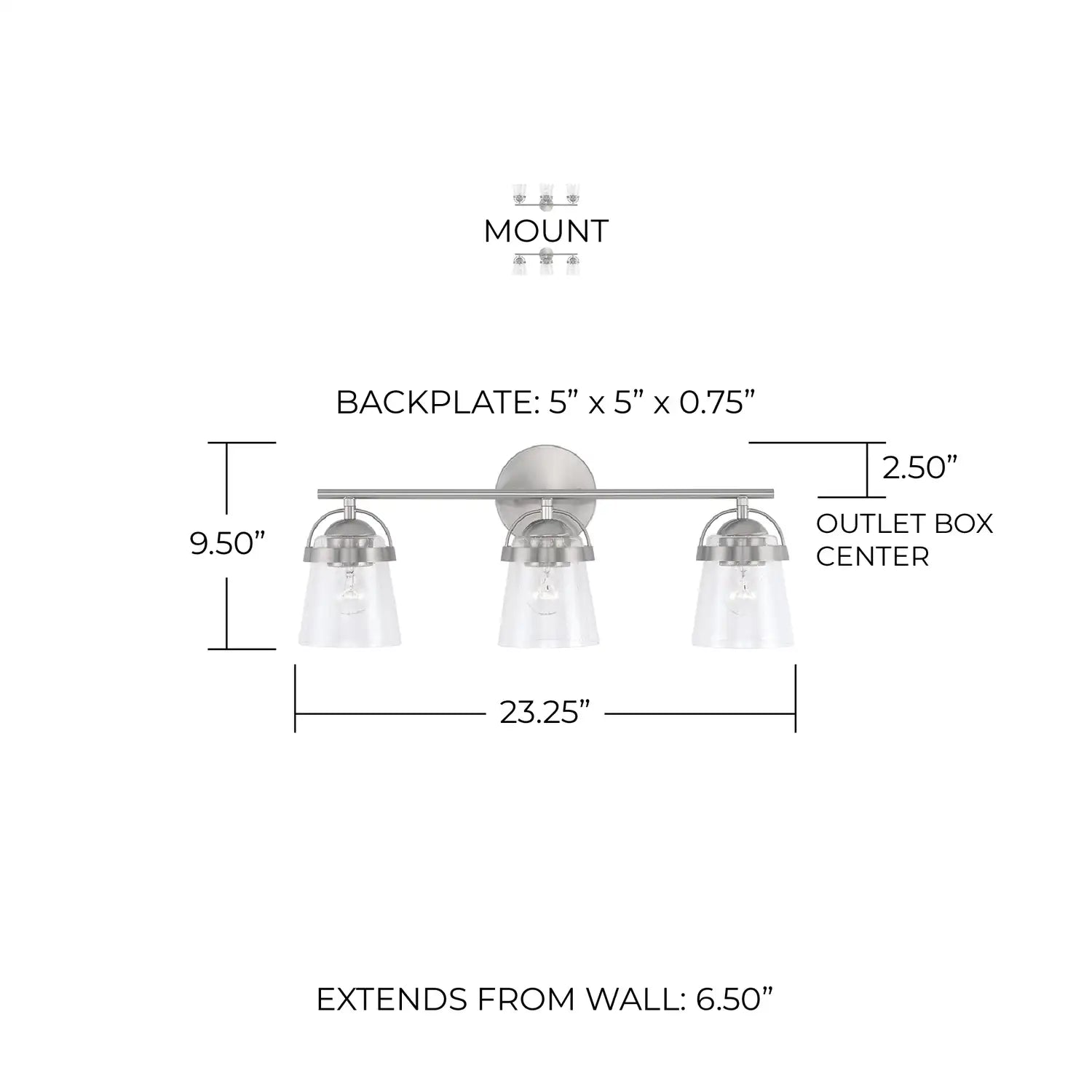 CAPITAL LIGHTING, MADISON VANITY, VANITY LIGHT