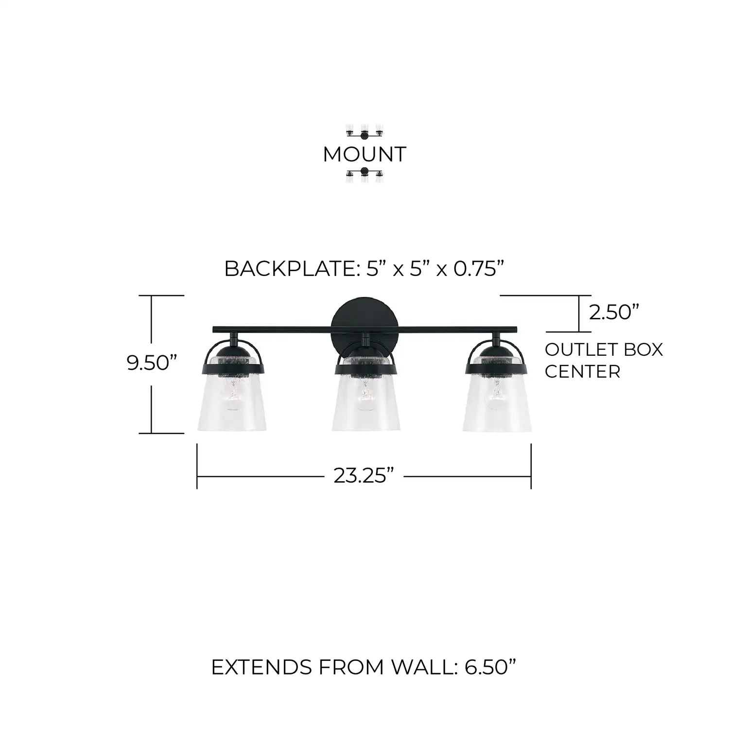 CAPITAL LIGHTING, MADISON VANITY, VANITY LIGHT