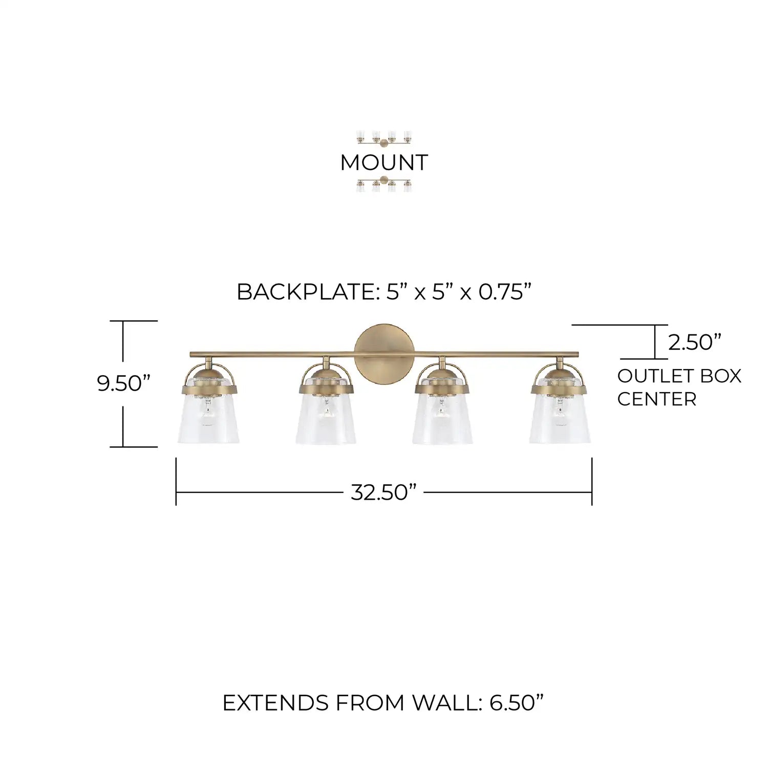 CAPITAL LIGHTING, MADISON VANITY, VANITY LIGHT