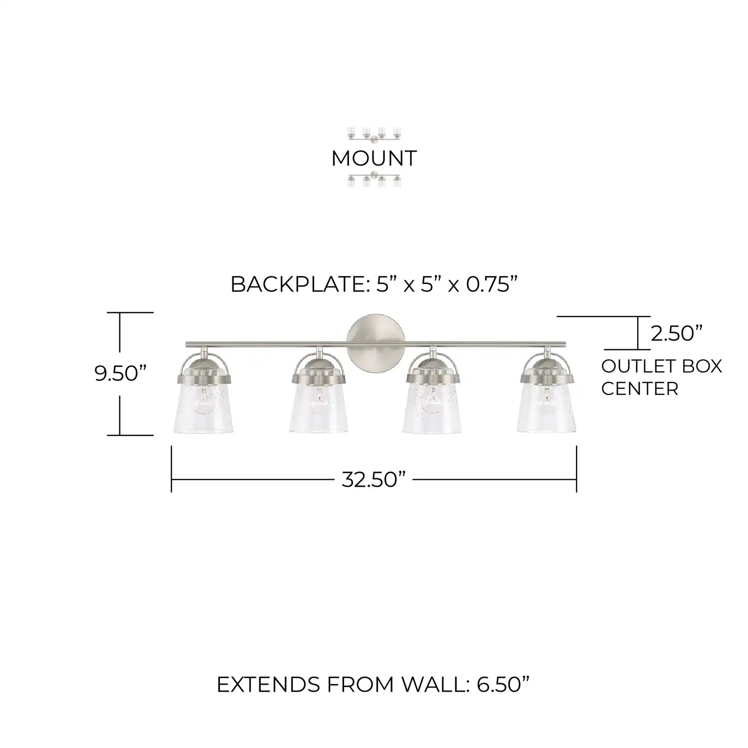 CAPITAL LIGHTING, MADISON VANITY, VANITY LIGHT