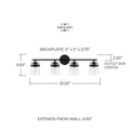 CAPITAL LIGHTING, MADISON VANITY, VANITY LIGHT