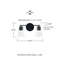 CAPITAL LIGHTING, PORTMAN VANITY, VANITY LIGHT