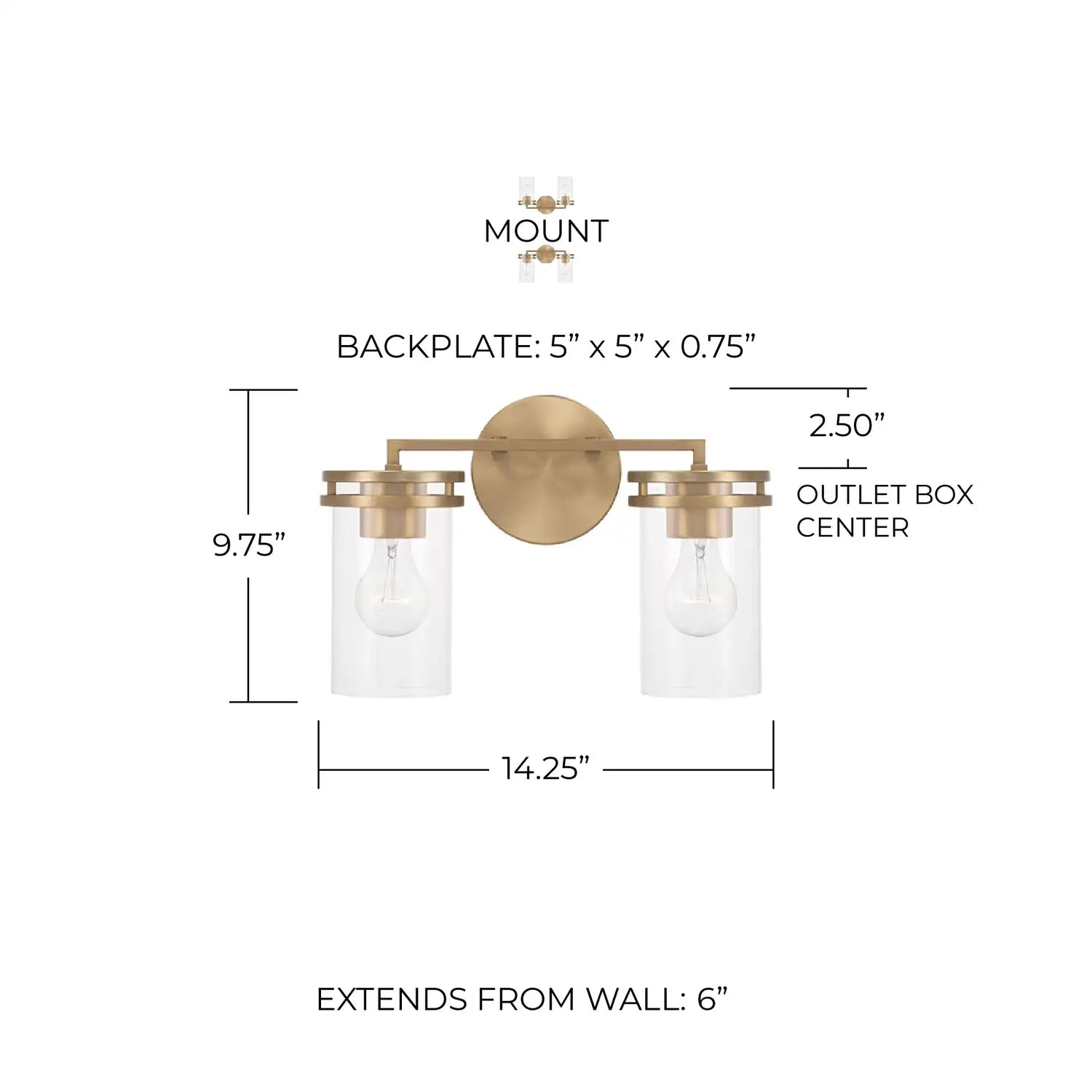 CAPITAL LIGHTING, FULLER VANITY, VANITY LIGHT