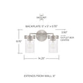 CAPITAL LIGHTING, FULLER VANITY, VANITY LIGHT