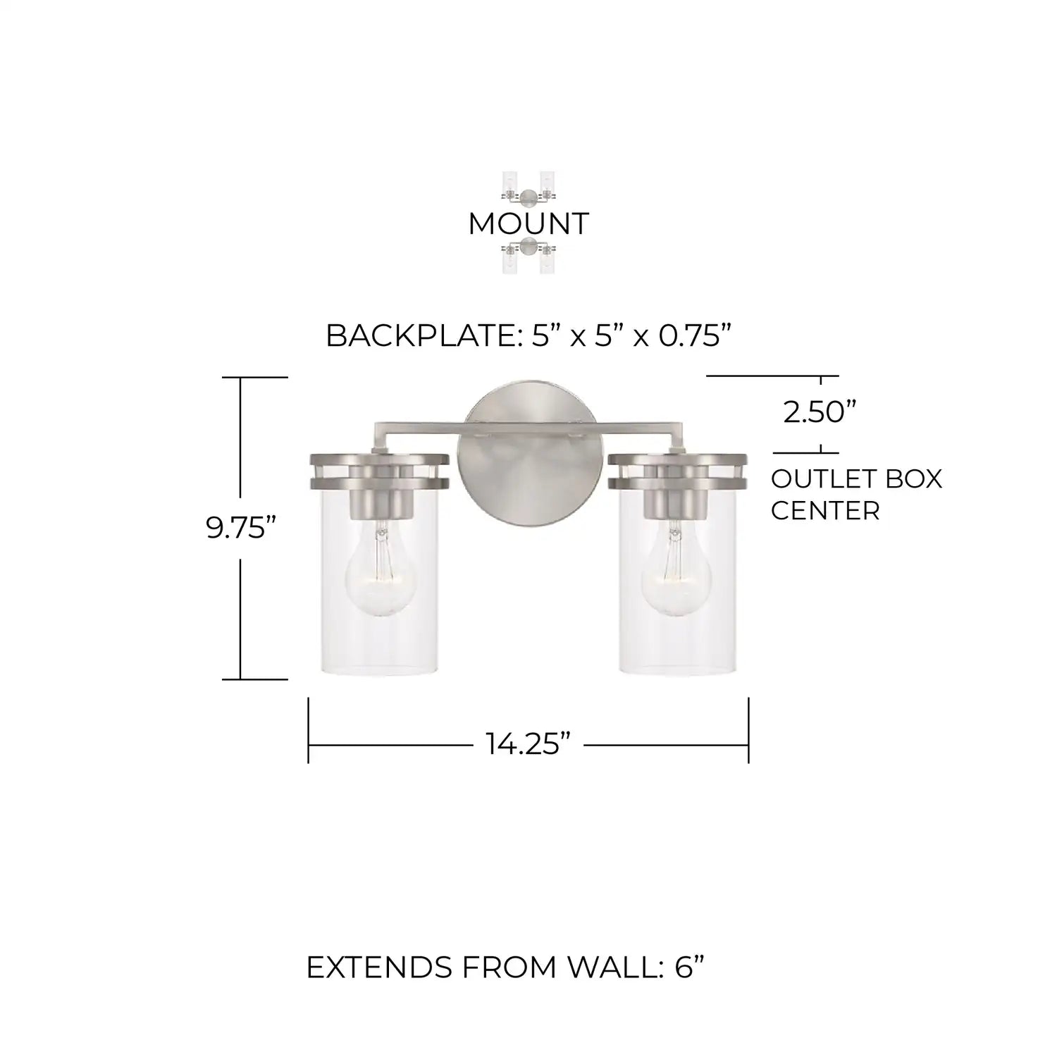 CAPITAL LIGHTING, FULLER VANITY, VANITY LIGHT