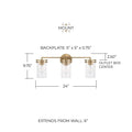 CAPITAL LIGHTING, FULLER VANITY, VANITY LIGHT
