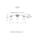 CAPITAL LIGHTING, FULLER VANITY, VANITY LIGHT