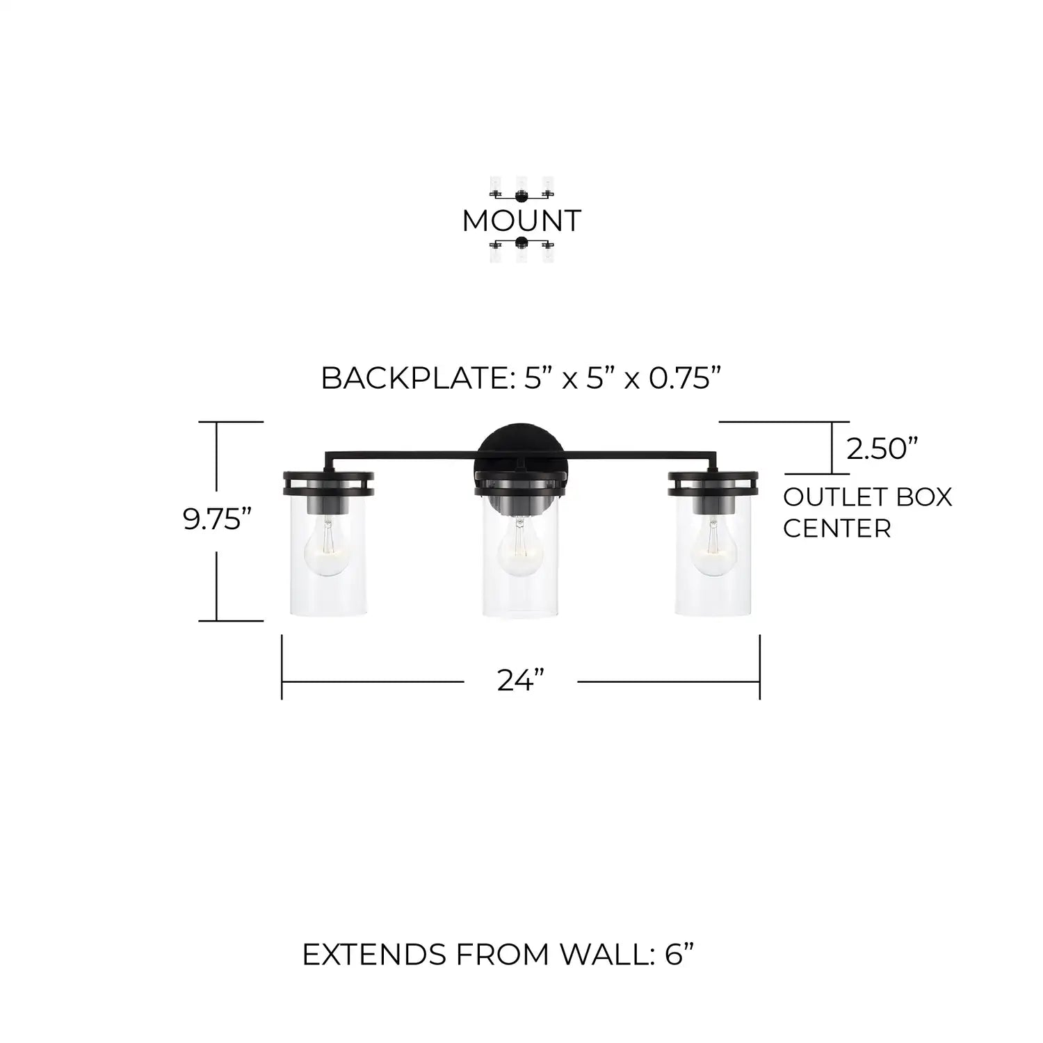 CAPITAL LIGHTING, FULLER VANITY, VANITY LIGHT