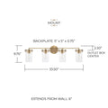 CAPITAL LIGHTING, FULLER VANITY, VANITY LIGHT