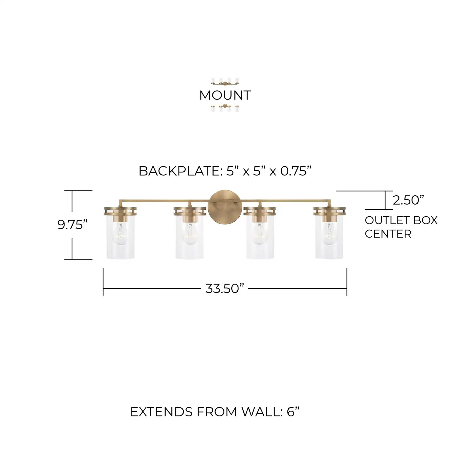 CAPITAL LIGHTING, FULLER VANITY, VANITY LIGHT