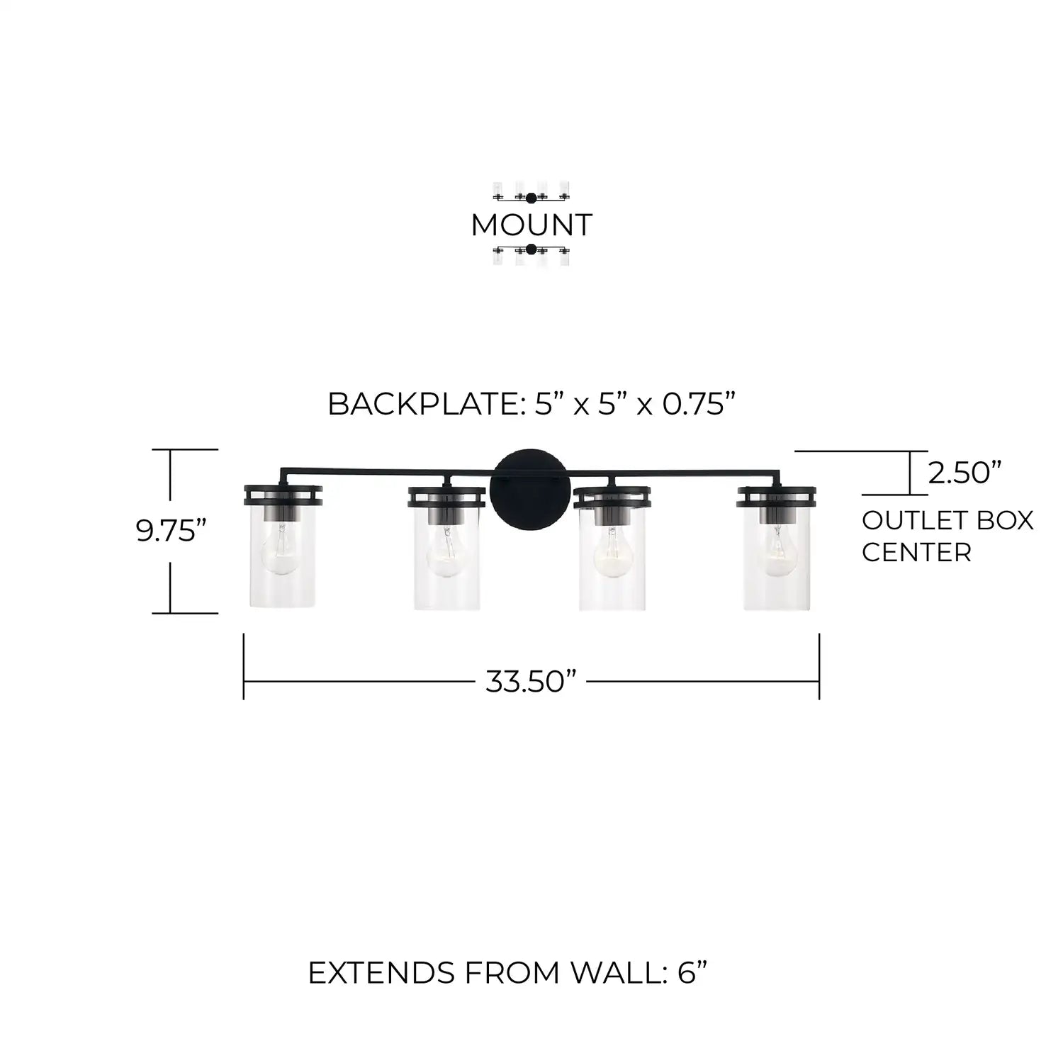 CAPITAL LIGHTING, FULLER VANITY, VANITY LIGHT