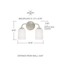 CAPITAL LIGHTING, LAWSON VANITY, VANITY LIGHT