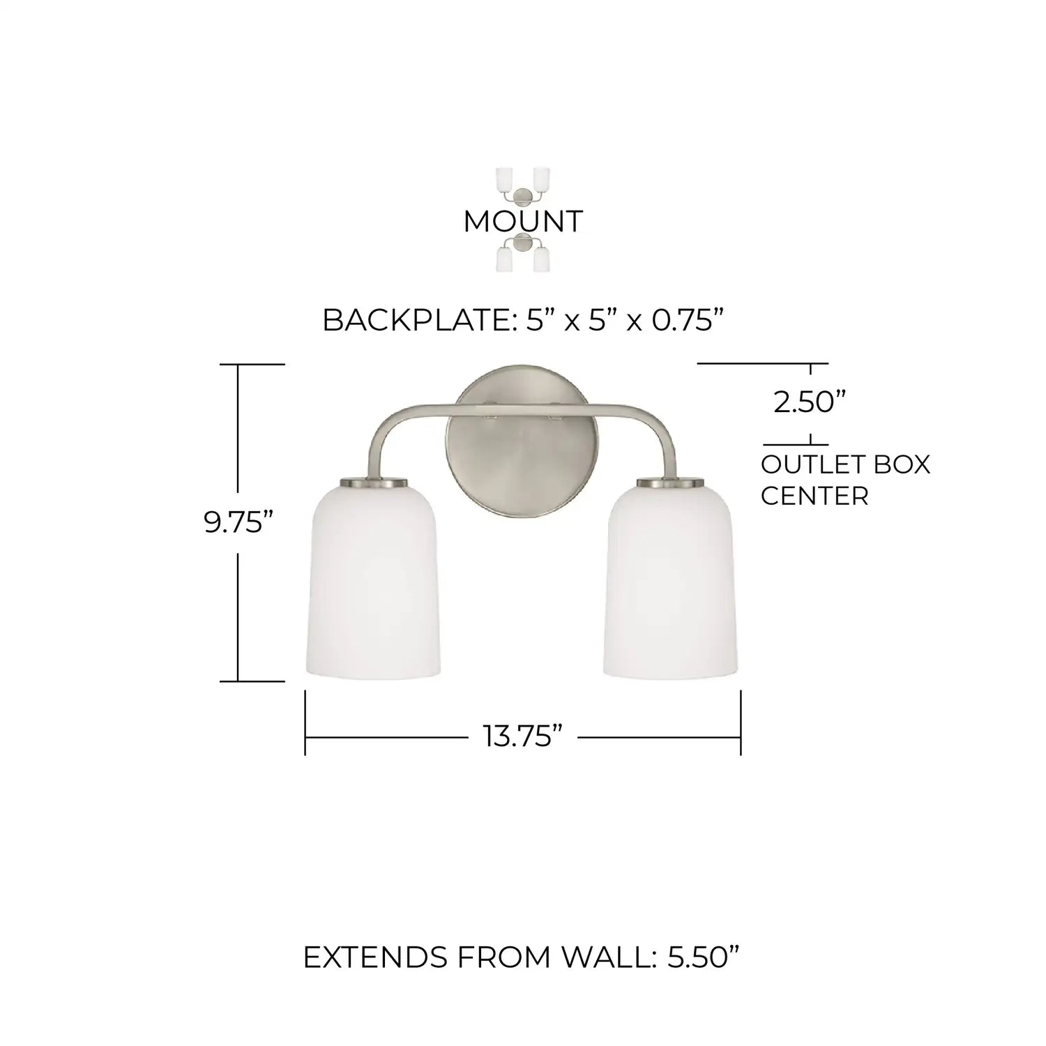 CAPITAL LIGHTING, LAWSON VANITY, VANITY LIGHT
