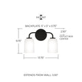 CAPITAL LIGHTING, LAWSON VANITY, VANITY LIGHT
