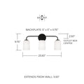 CAPITAL LIGHTING, LAWSON VANITY, VANITY LIGHT