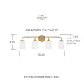 CAPITAL LIGHTING, LAWSON VANITY, VANITY LIGHT