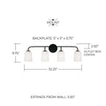 CAPITAL LIGHTING, LAWSON VANITY, VANITY LIGHT
