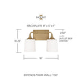 CAPITAL LIGHTING, PRESLEY VANITY, VANITY LIGHT
