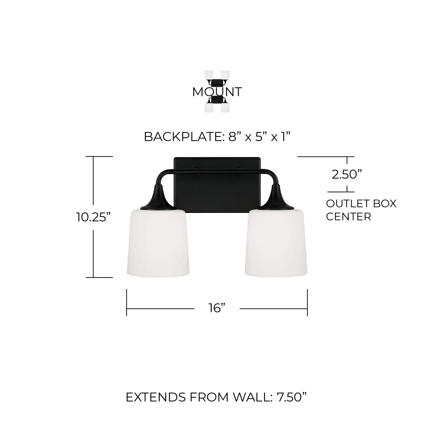 CAPITAL LIGHTING, PRESLEY VANITY, VANITY LIGHT