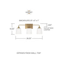 CAPITAL LIGHTING, PRESLEY VANITY, VANITY LIGHT