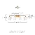 CAPITAL LIGHTING, PRESLEY VANITY, VANITY LIGHT