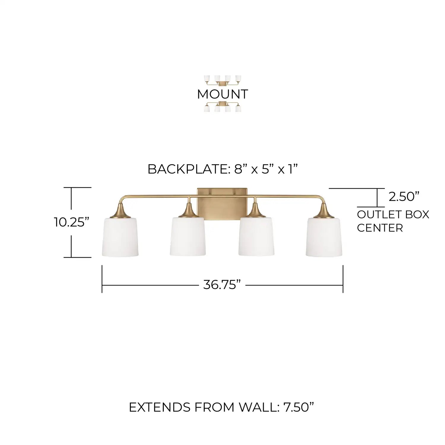 CAPITAL LIGHTING, PRESLEY VANITY, VANITY LIGHT