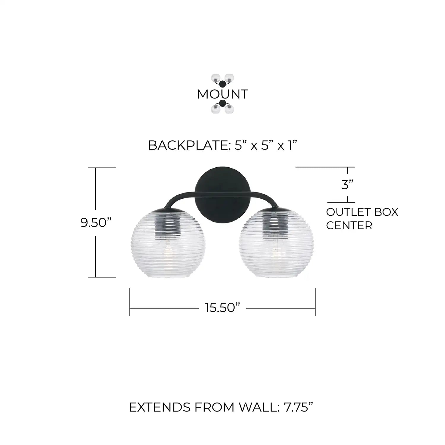 CAPITAL LIGHTING, DOLAN VANITY, VANITY LIGHT