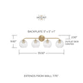 CAPITAL LIGHTING, DOLAN VANITY, VANITY LIGHT