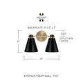 CAPITAL LIGHTING, BRADLEY VANITY, VANITY LIGHT