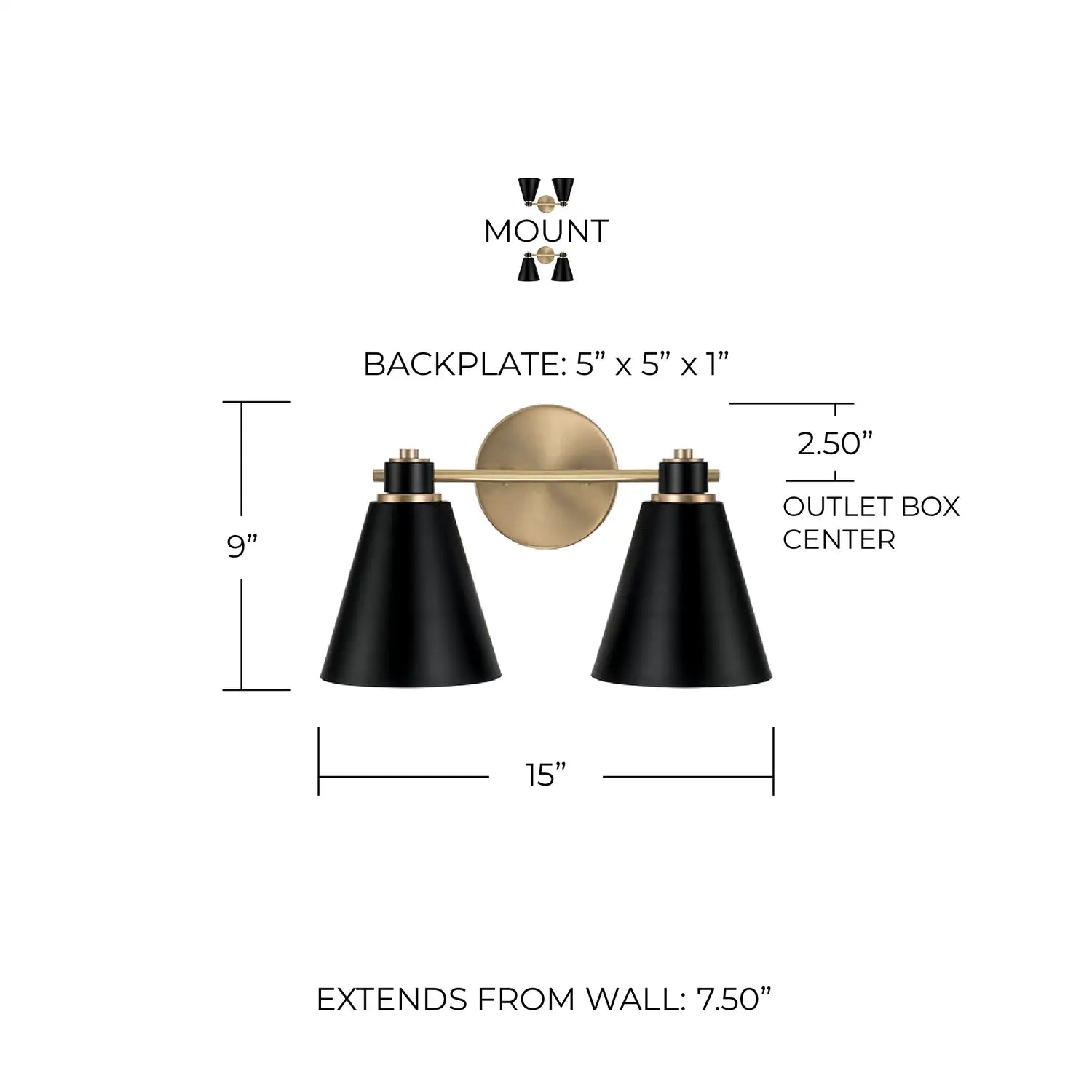CAPITAL LIGHTING, BRADLEY VANITY, VANITY LIGHT