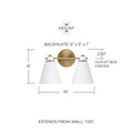 CAPITAL LIGHTING, BRADLEY VANITY, VANITY LIGHT