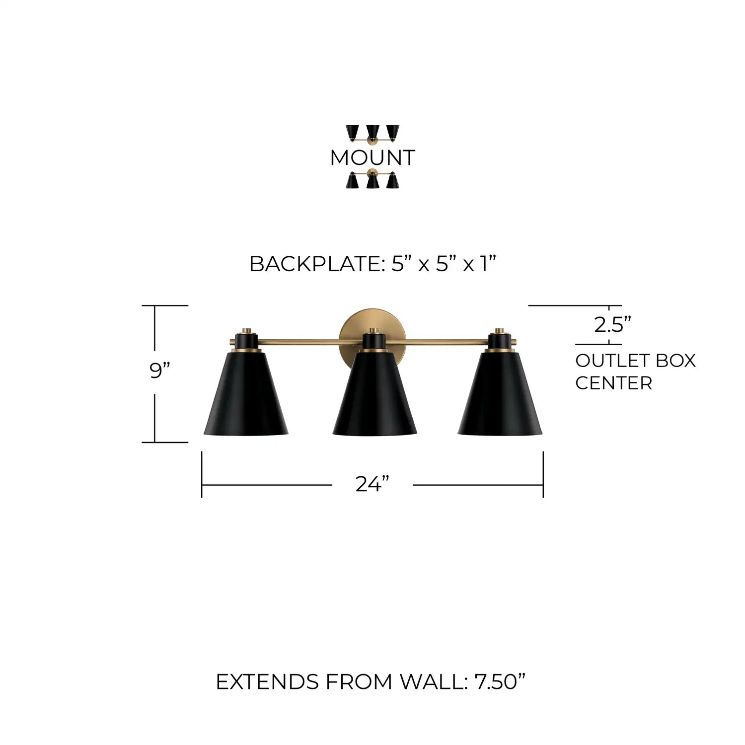 CAPITAL LIGHTING, BRADLEY VANITY, VANITY LIGHT