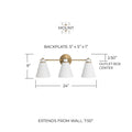 CAPITAL LIGHTING, BRADLEY VANITY, VANITY LIGHT