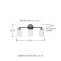 CAPITAL LIGHTING, JONAH VANITY, VANITY LIGHT