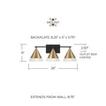 CAPITAL LIGHTING, AVANT VANITY, VANITY LIGHT
