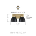CAPITAL LIGHTING, ROSS VANITY, VANITY LIGHT